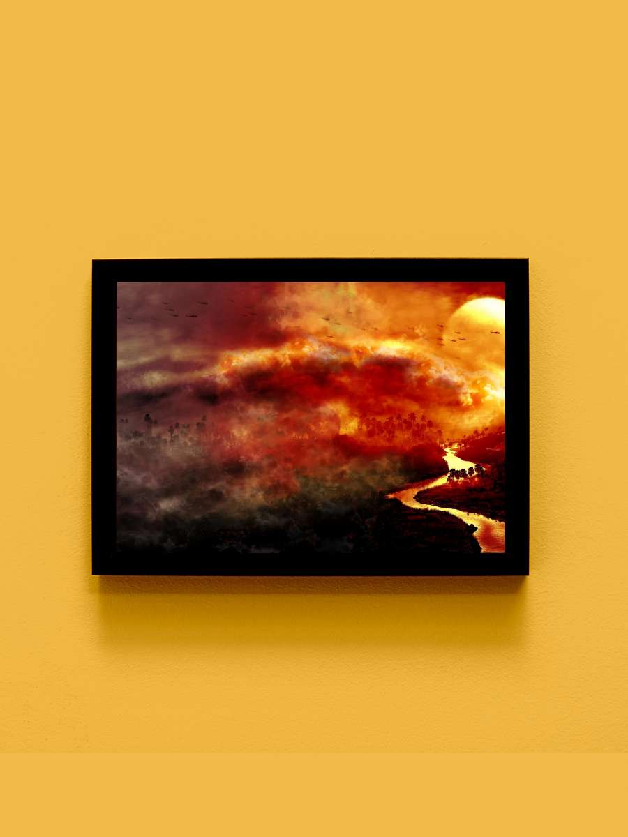 Kıyamet - Apocalypse Now Film Tablo Siyah Çerçeveli Film Poster Afiş Tablo - En İyi Fiyatlarla