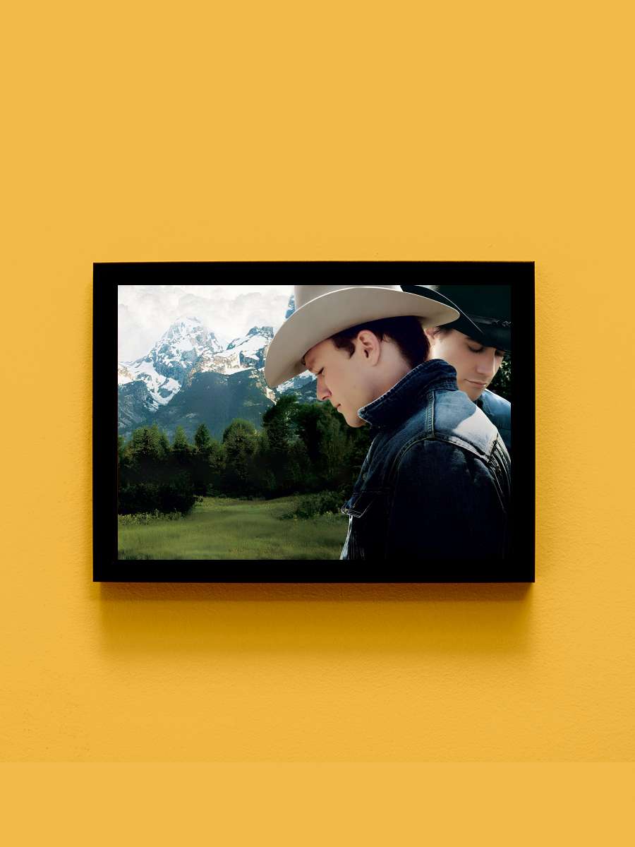 Brokeback Dağı - Brokeback Mountain Film Tablo Siyah Çerçeveli Film Poster Afiş Tablo - En İyi Fiyatlarla