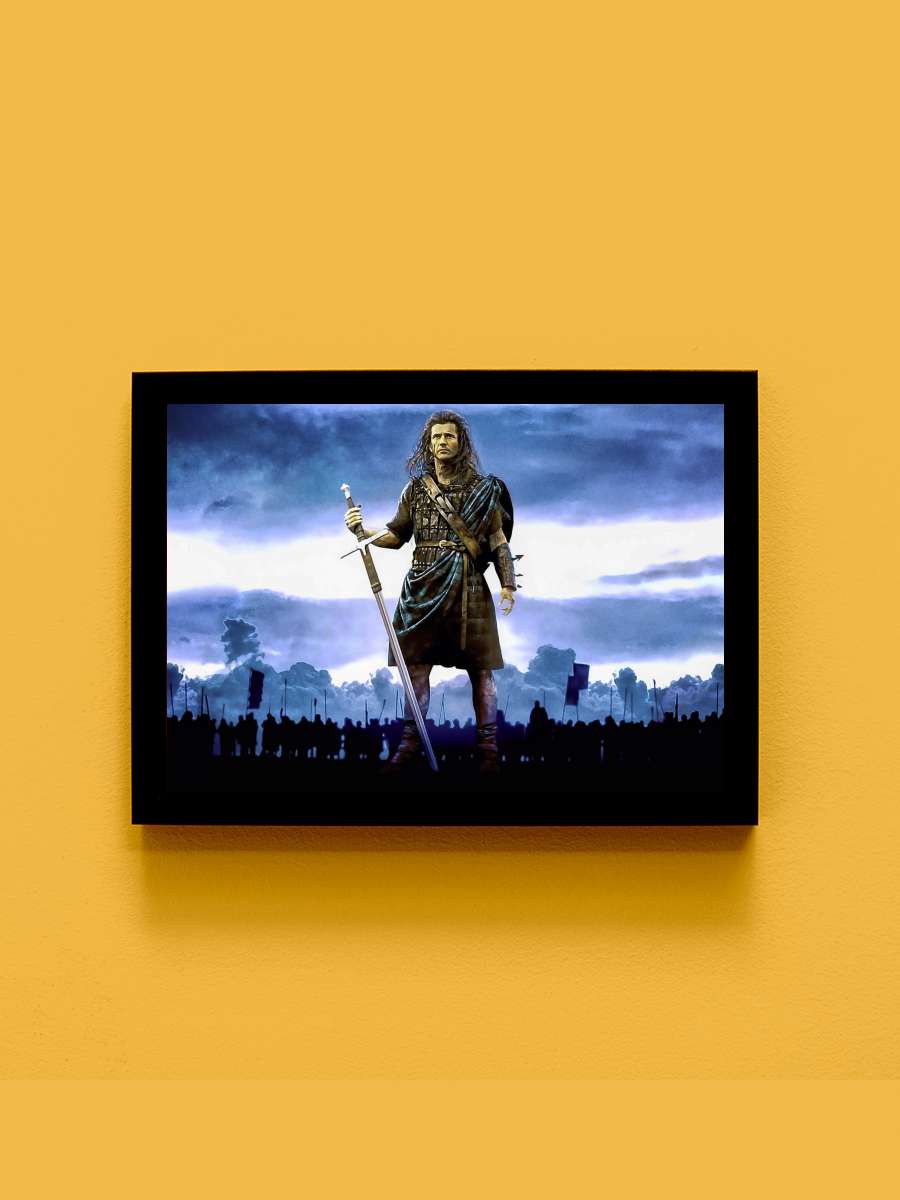 Cesur Yürek - Braveheart Film Tablo Siyah Çerçeveli Film Poster Afiş Tablo - En İyi Fiyatlarla