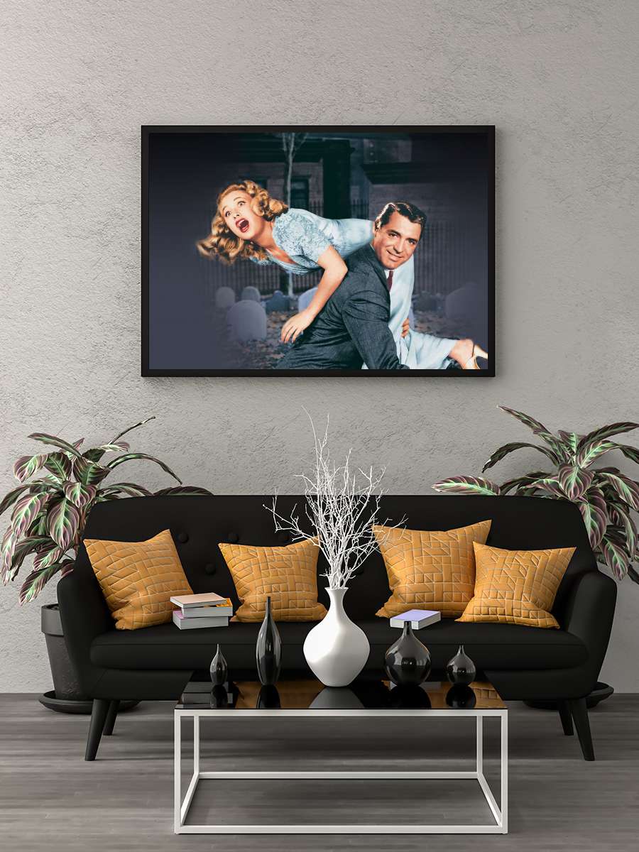 Arsenik Kurbanları - Arsenic and Old Lace Film Tablo Siyah Çerçeveli Film Poster Afiş Tablo