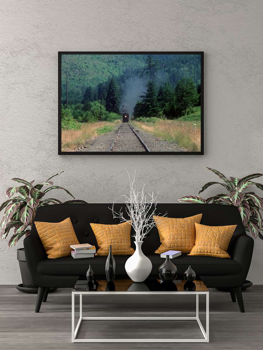 Benimle Kal - Stand by Me Film Tablo Siyah Çerçeveli Film Poster Afiş Tablo