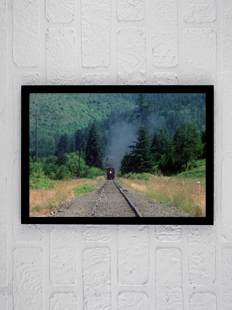 Benimle Kal - Stand by Me Film Tablo Siyah Çerçeveli Film Poster Afiş Tablo