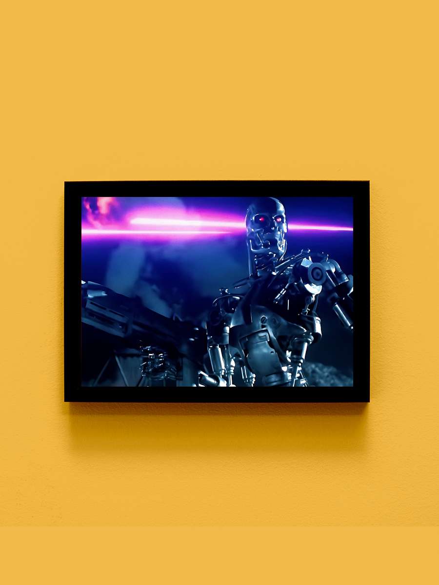 Terminatör 2: Mahşer Günü - Terminator 2: Judgment Day Film Tablo Siyah Çerçeveli Film Poster Afiş Tablo - En İyi Fiyatlarla