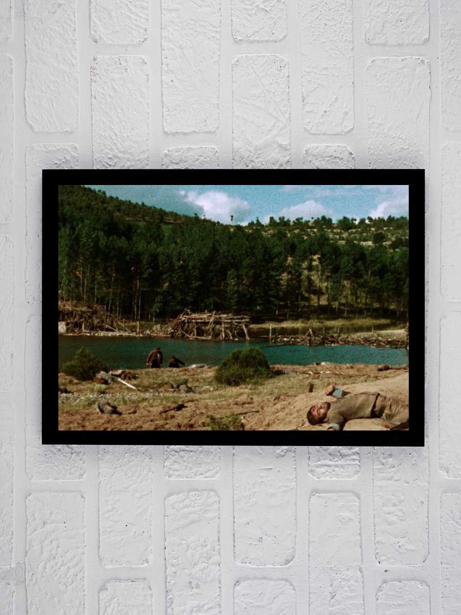 İyi, Kötü ve Çirkin - Il buono, il brutto, il cattivo Film Tablo Siyah Çerçeveli Film Poster Afiş Tablo