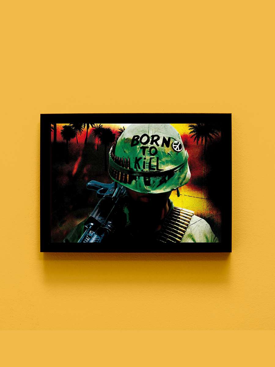 Full Metal Jacket Film Tablo Siyah Çerçeveli Film Poster Afiş Tablo - En İyi Fiyatlarla