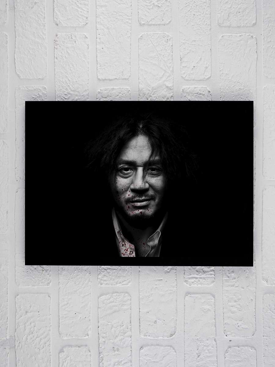 İhtiyar Delikanlı - 올드보이 Film Tablo Siyah Çerçeveli Film Poster Afiş Tablo