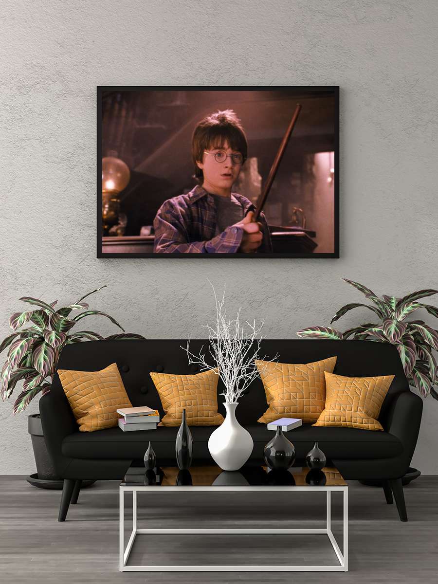 Harry Potter ve Felsefe Taşı - Harry Potter and the Philosopher's Stone Film Tablo Siyah Çerçeveli Film Poster Afiş Tablo