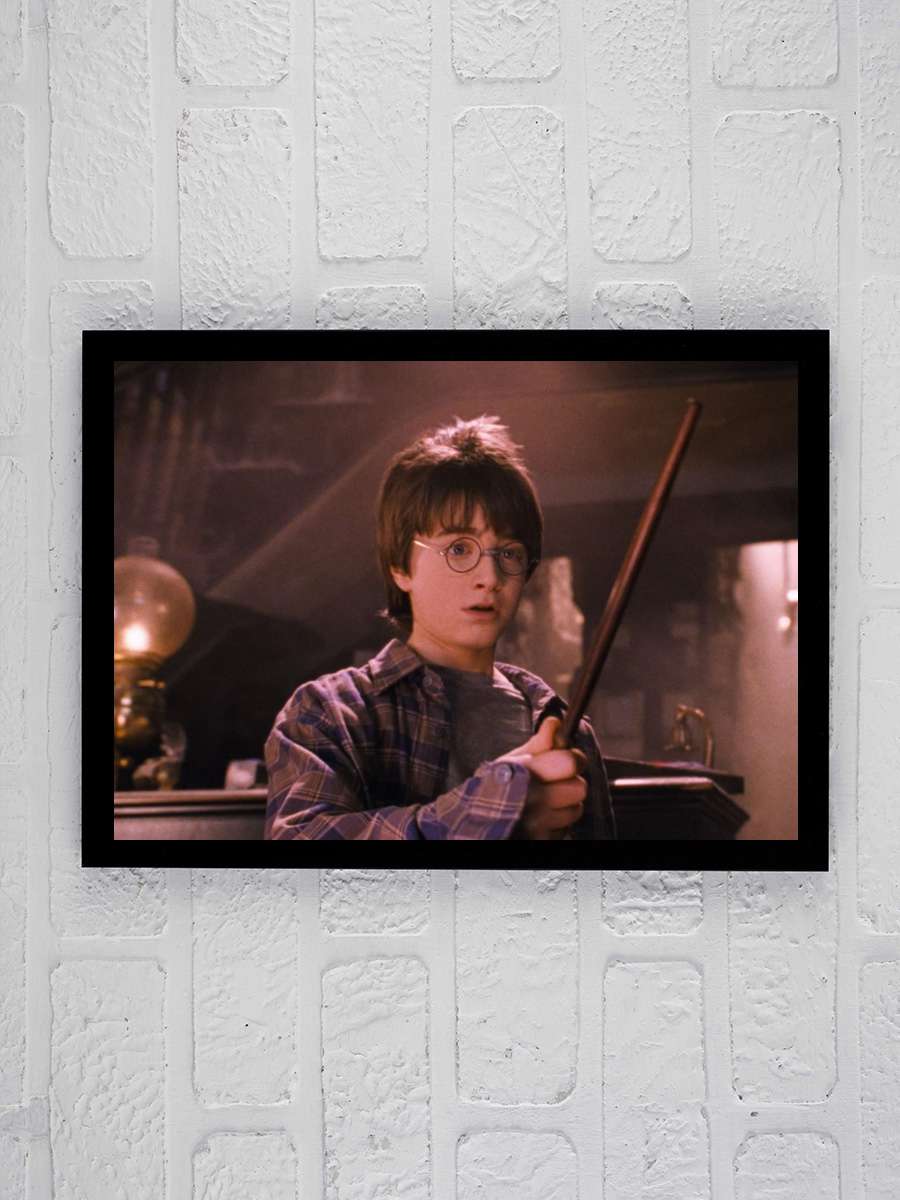 Harry Potter ve Felsefe Taşı - Harry Potter and the Philosopher's Stone Film Tablo Siyah Çerçeveli Film Poster Afiş Tablo