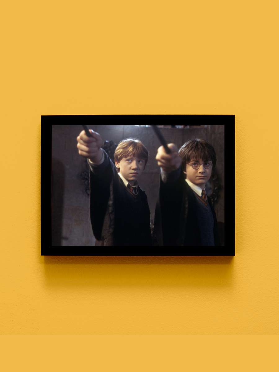 Harry Potter ve Sırlar Odası - Harry Potter and the Chamber of Secrets Film Tablo Siyah Çerçeveli Film Poster Afiş Tablo - En İyi Fiyatlarla