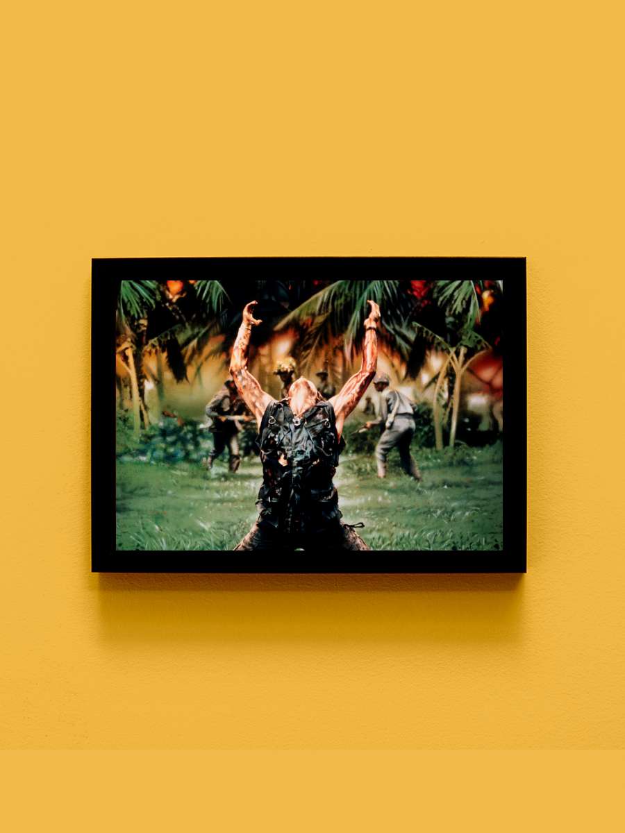 Müfreze - Platoon Film Tablo Siyah Çerçeveli Film Poster Afiş Tablo