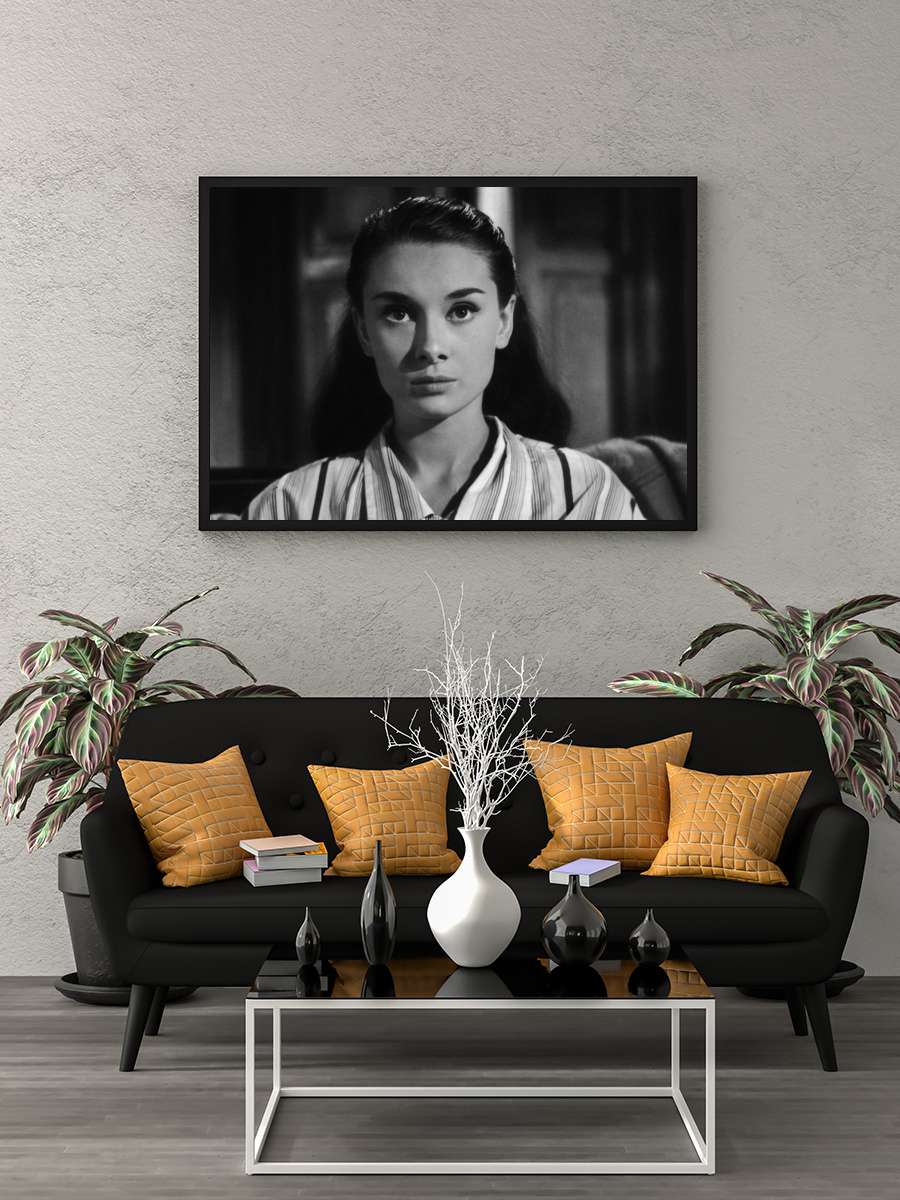 Roma Tatili - Roman Holiday Film Tablo Siyah Çerçeveli Film Poster Afiş Tablo