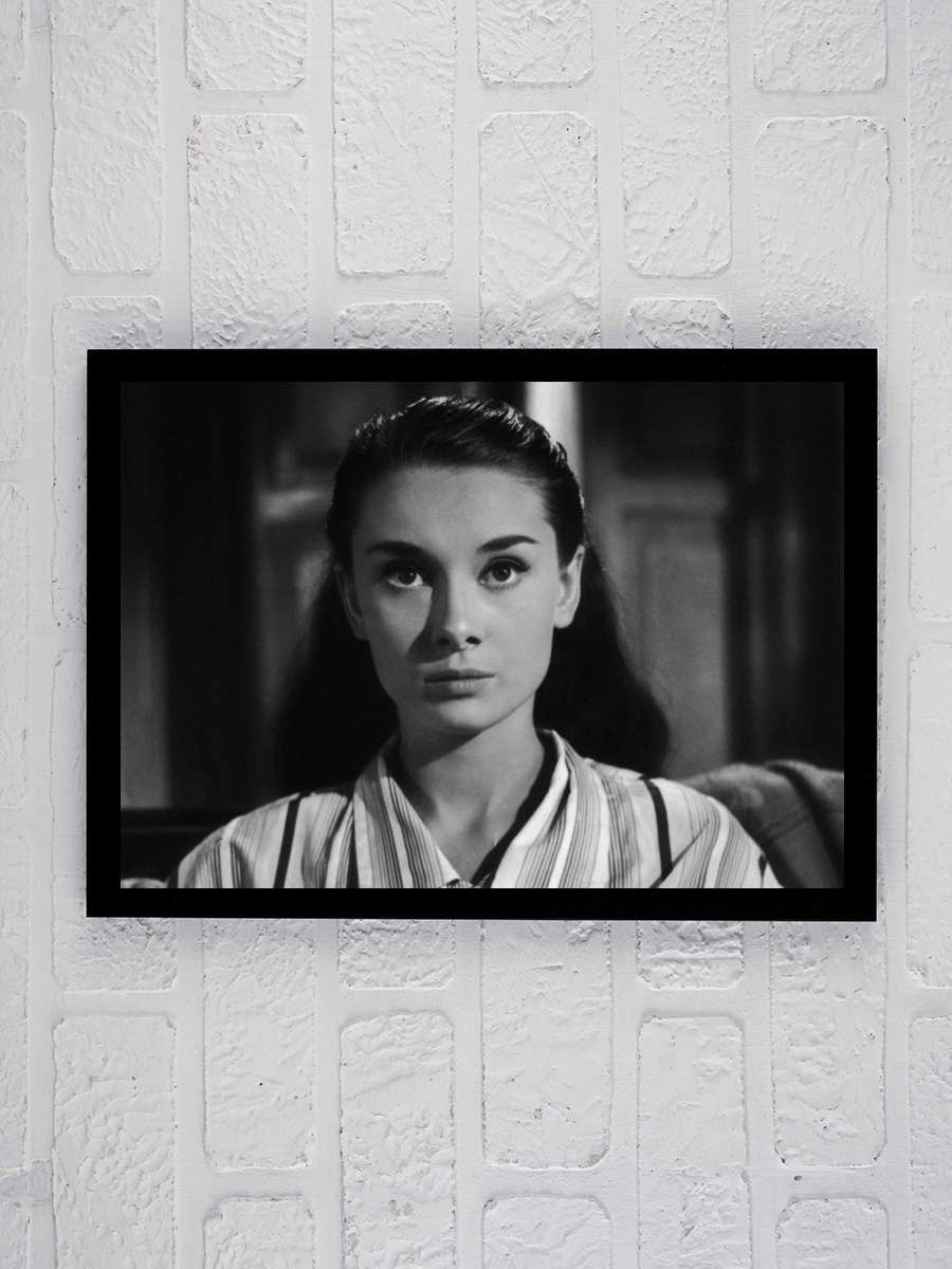 Roma Tatili - Roman Holiday Film Tablo Siyah Çerçeveli Film Poster Afiş Tablo