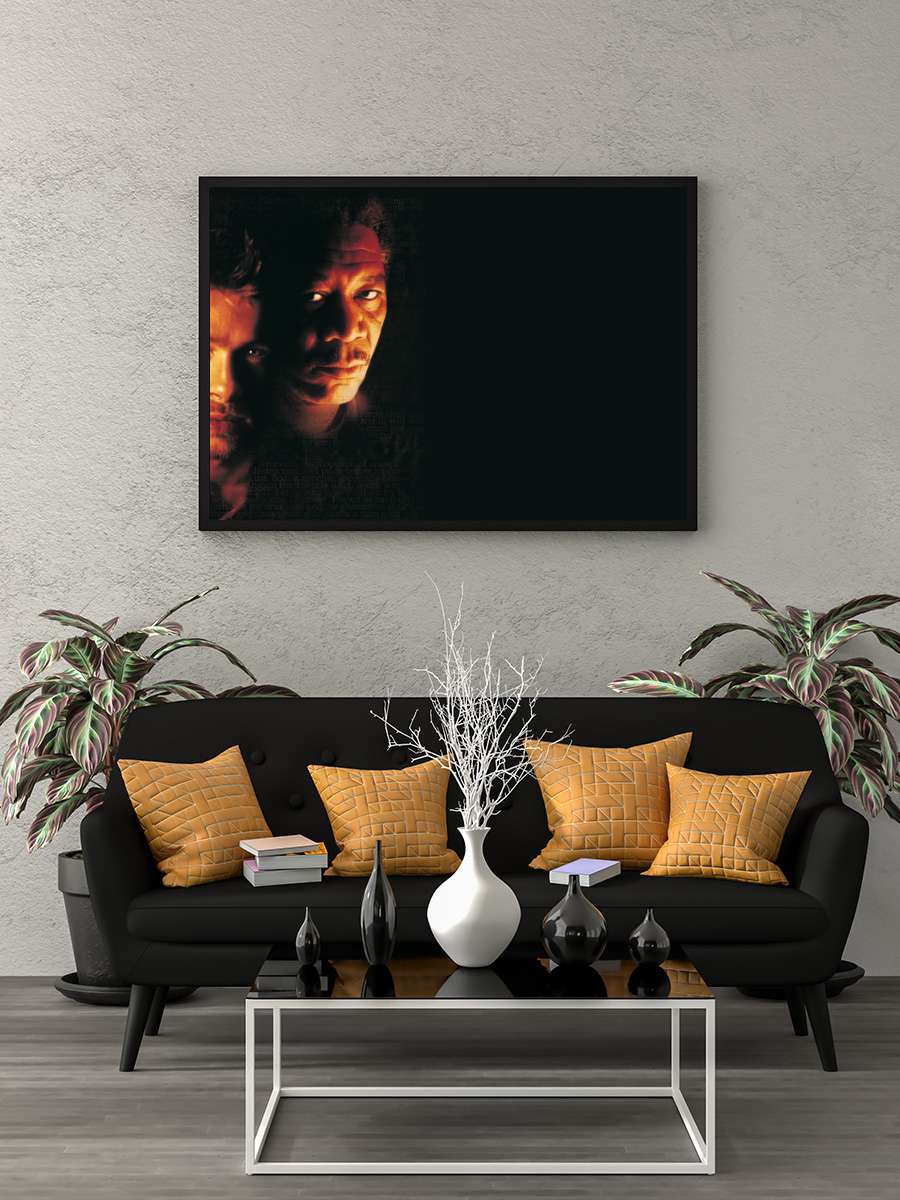 Yedi - Se7en Film Tablo Siyah Çerçeveli Film Poster Afiş Tablo
