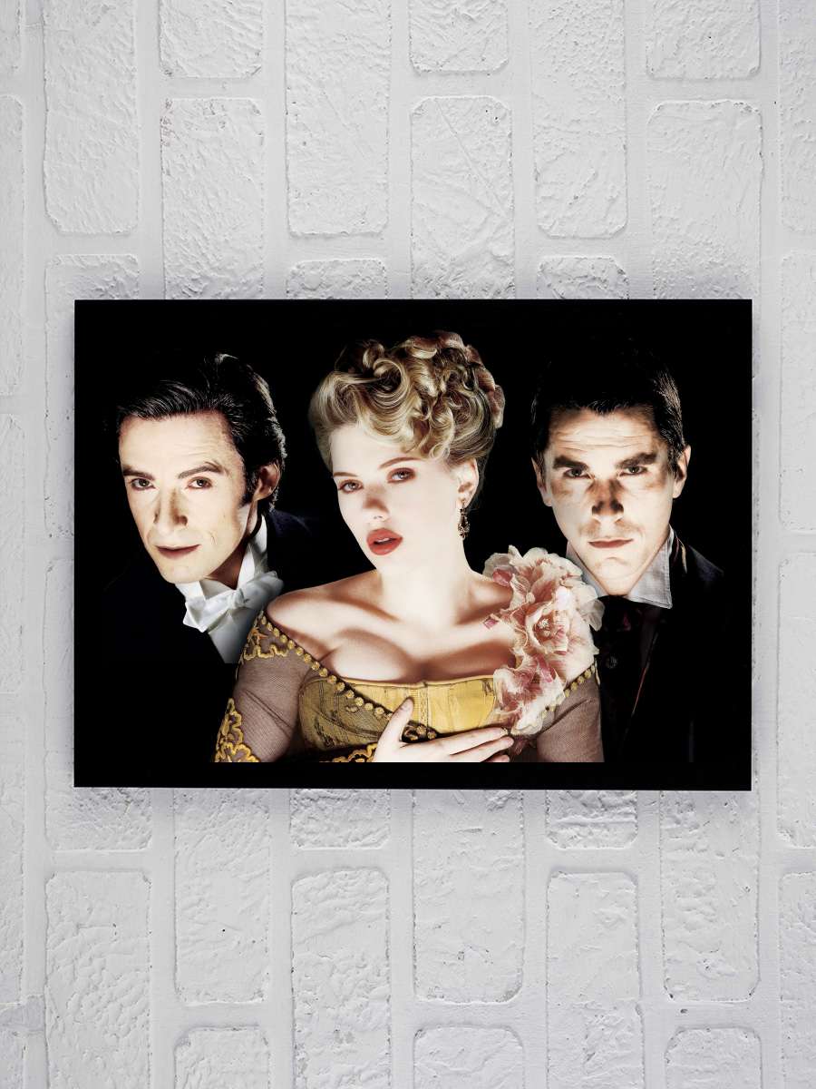 Prestij - The Prestige Film Tablo Siyah Çerçeveli Film Poster Afiş Tablo