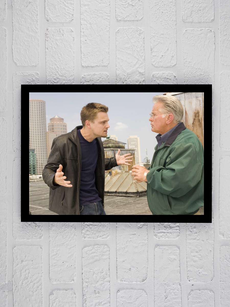 Köstebek - The Departed Film Tablo Siyah Çerçeveli Film Poster Afiş Tablo