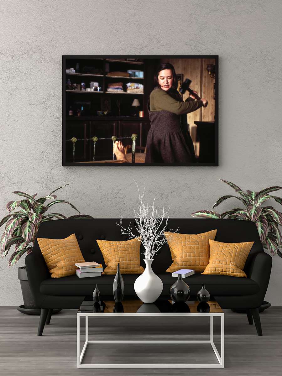 Ölüm Kitabı - Misery Film Tablo Siyah Çerçeveli Film Poster Afiş Tablo