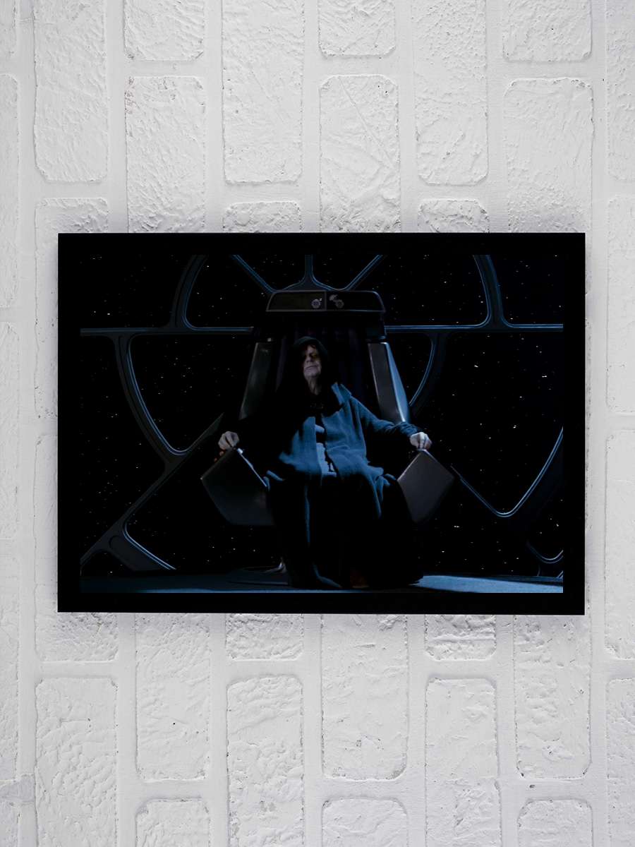 Yıldız Savaşları: Jedi'nin Dönüşü - Return of the Jedi Film Tablo Siyah Çerçeveli Film Poster Afiş Tablo