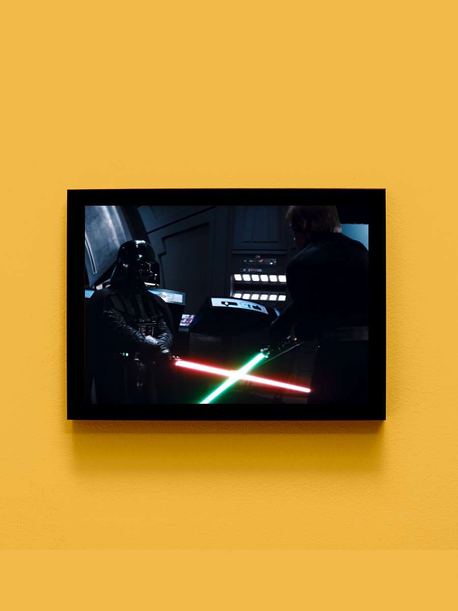 Yıldız Savaşları: Jedi'nin Dönüşü - Return of the Jedi Film Tablo Siyah Çerçeveli Film Poster Afiş Tablo - En İyi Fiyatlarla