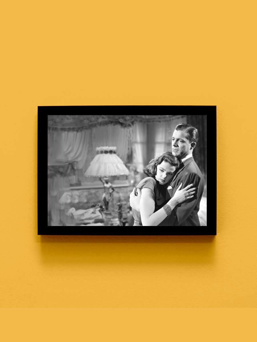 Kanlı Gölge - Laura Film Tablo Siyah Çerçeveli Film Poster Afiş Tablo