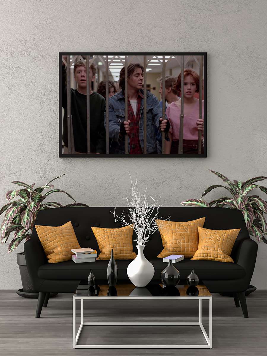 Kahvaltı Kulübü - The Breakfast Club Film Tablo Siyah Çerçeveli Film Poster Afiş Tablo