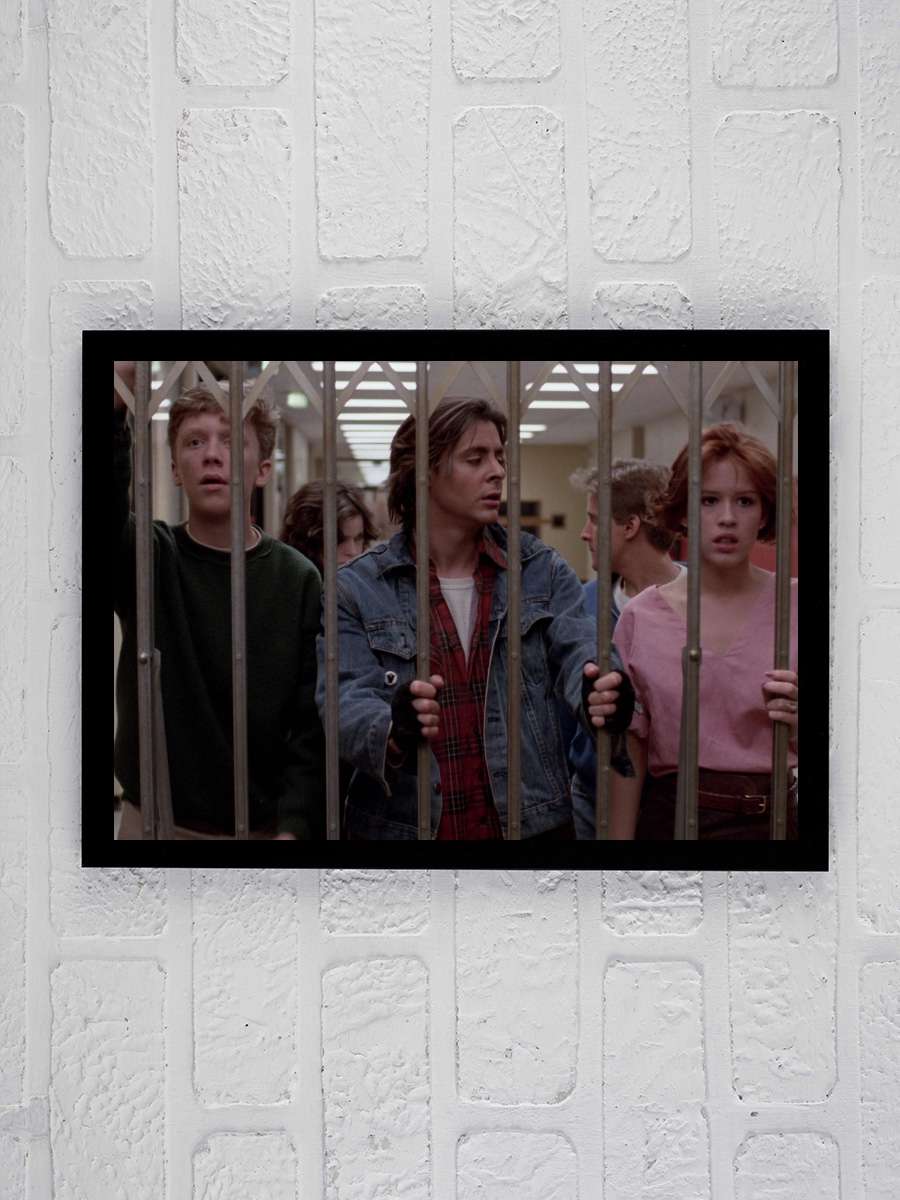 Kahvaltı Kulübü - The Breakfast Club Film Tablo Siyah Çerçeveli Film Poster Afiş Tablo