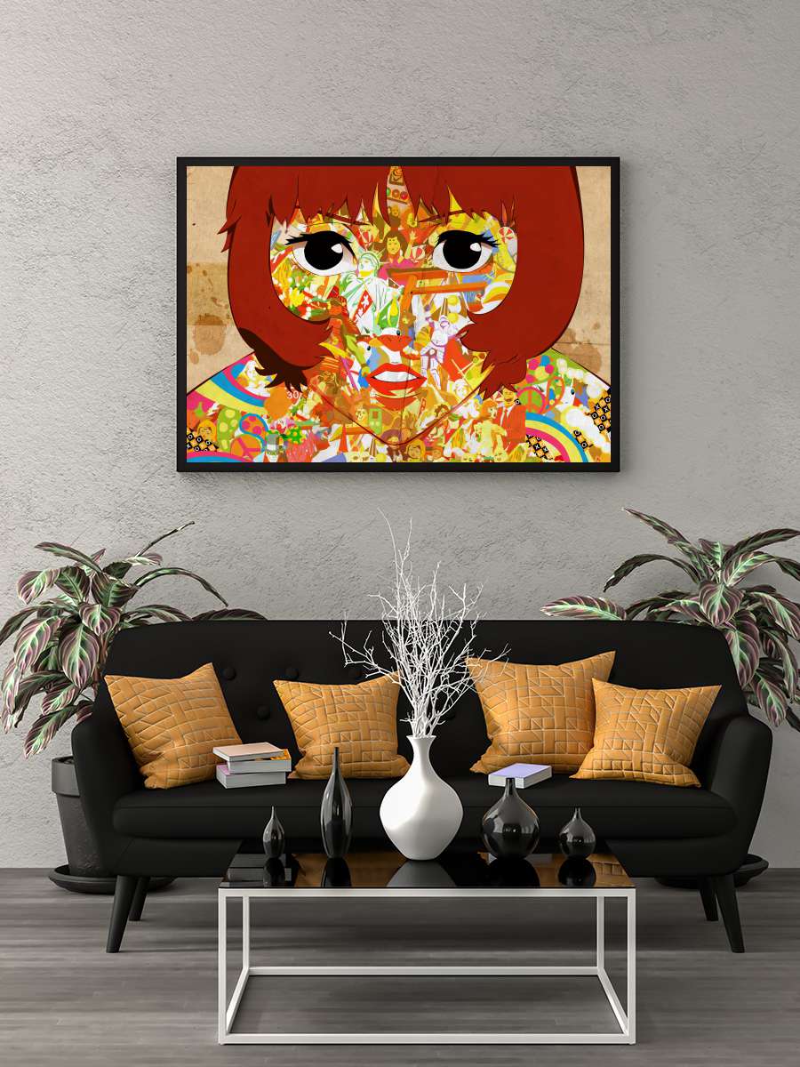 Paprika - パプリカ Film Tablo Siyah Çerçeveli Film Poster Afiş Tablo