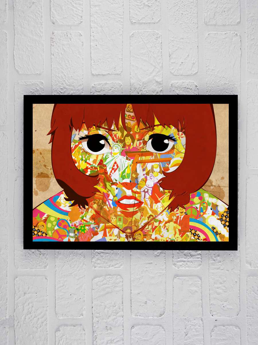 Paprika - パプリカ Film Tablo Siyah Çerçeveli Film Poster Afiş Tablo