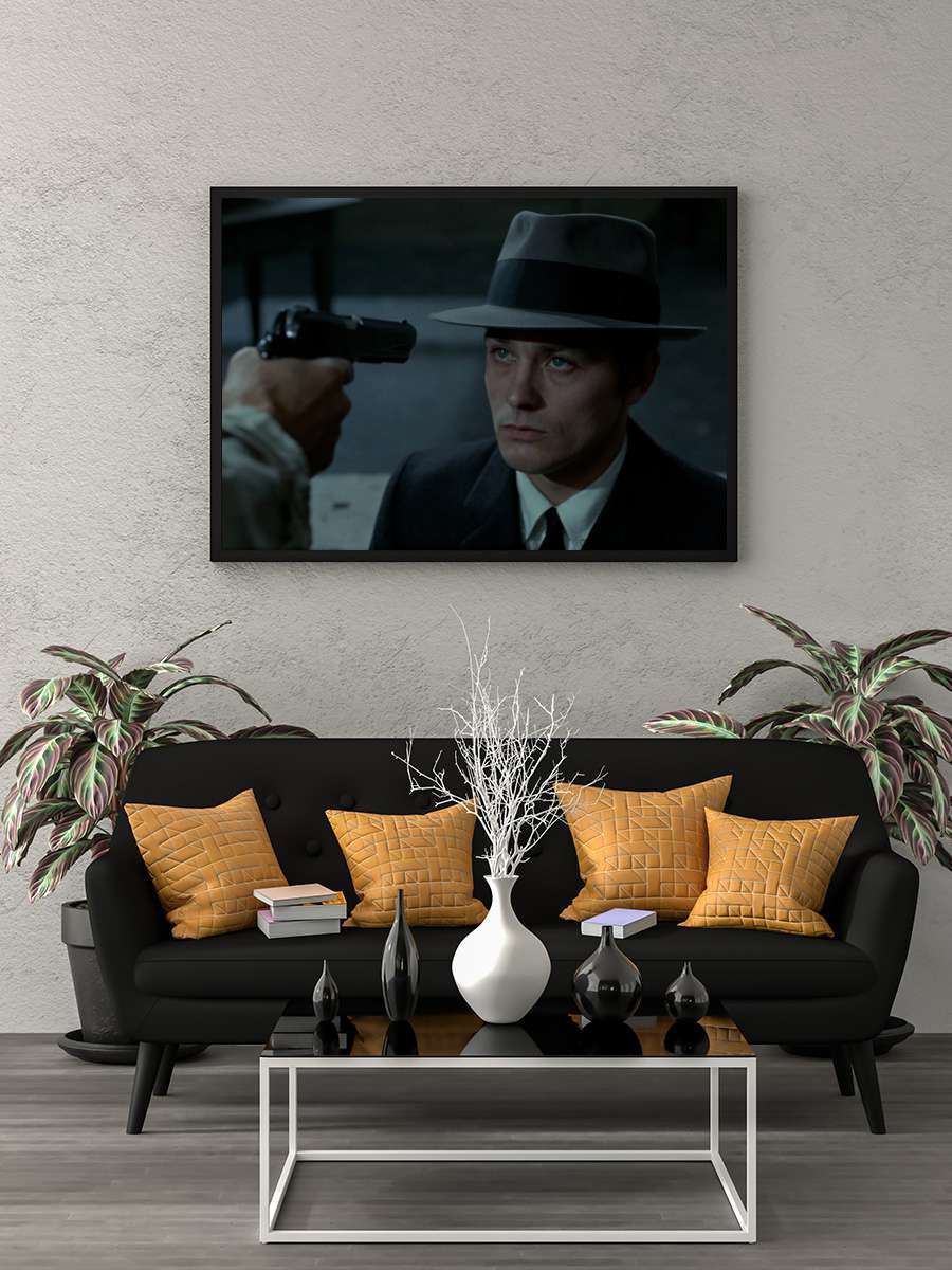 Kiralık Katil - Le Samouraï Film Tablo Siyah Çerçeveli Film Poster Afiş Tablo