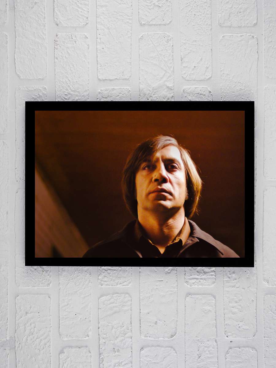İhtiyarlara Yer Yok - No Country for Old Men Film Tablo Siyah Çerçeveli Film Poster Afiş Tablo