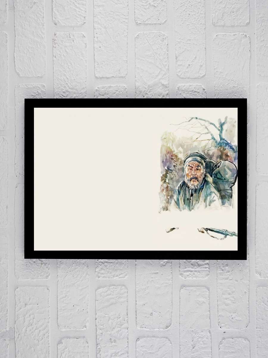 Dersu Uzala - Дерсу Узала Film Tablo Siyah Çerçeveli Film Poster Afiş Tablo