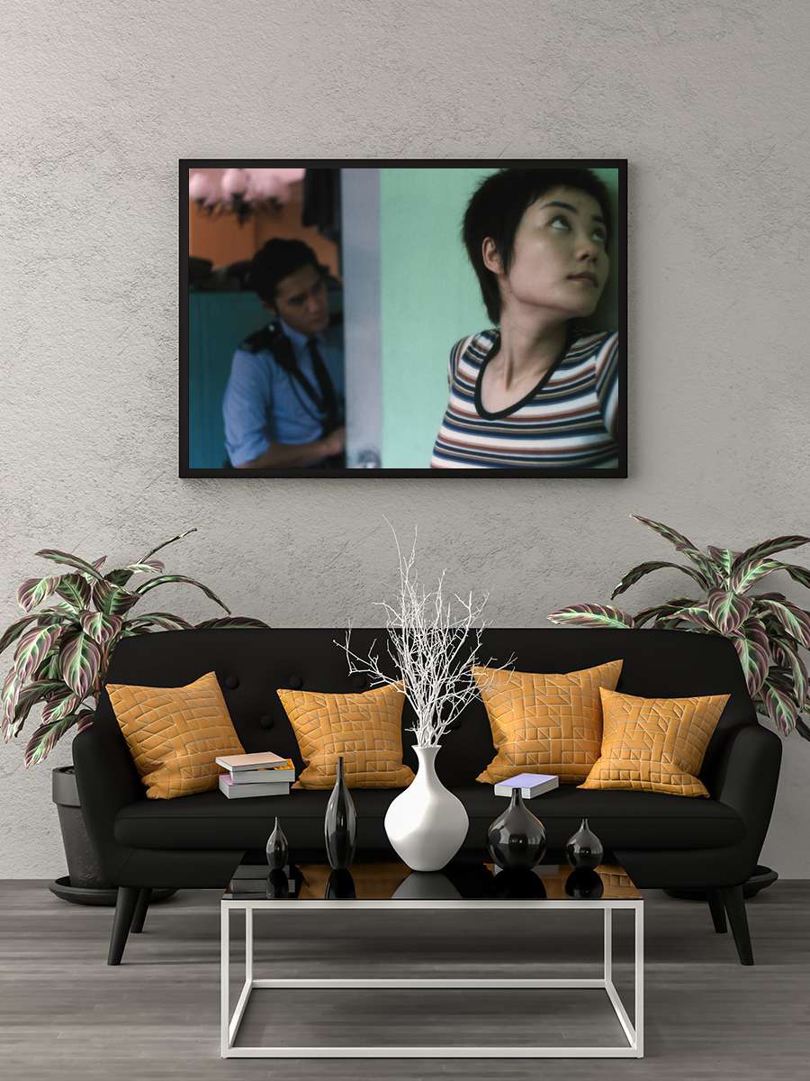 Hong Kong Ekspresi - 重慶森林 Film Tablo Siyah Çerçeveli Film Poster Afiş Tablo