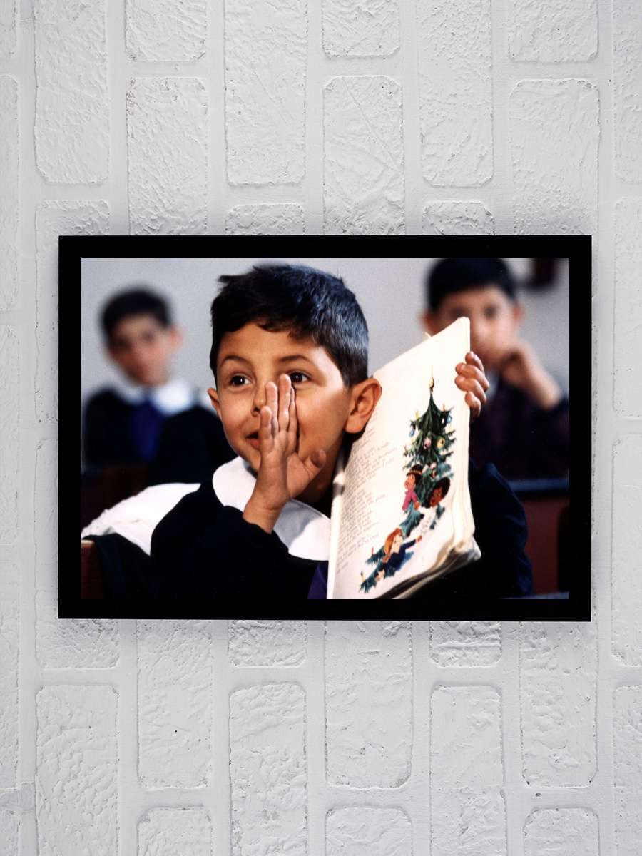 Cennet Sineması - Nuovo Cinema Paradiso Film Tablo Siyah Çerçeveli Film Poster Afiş Tablo