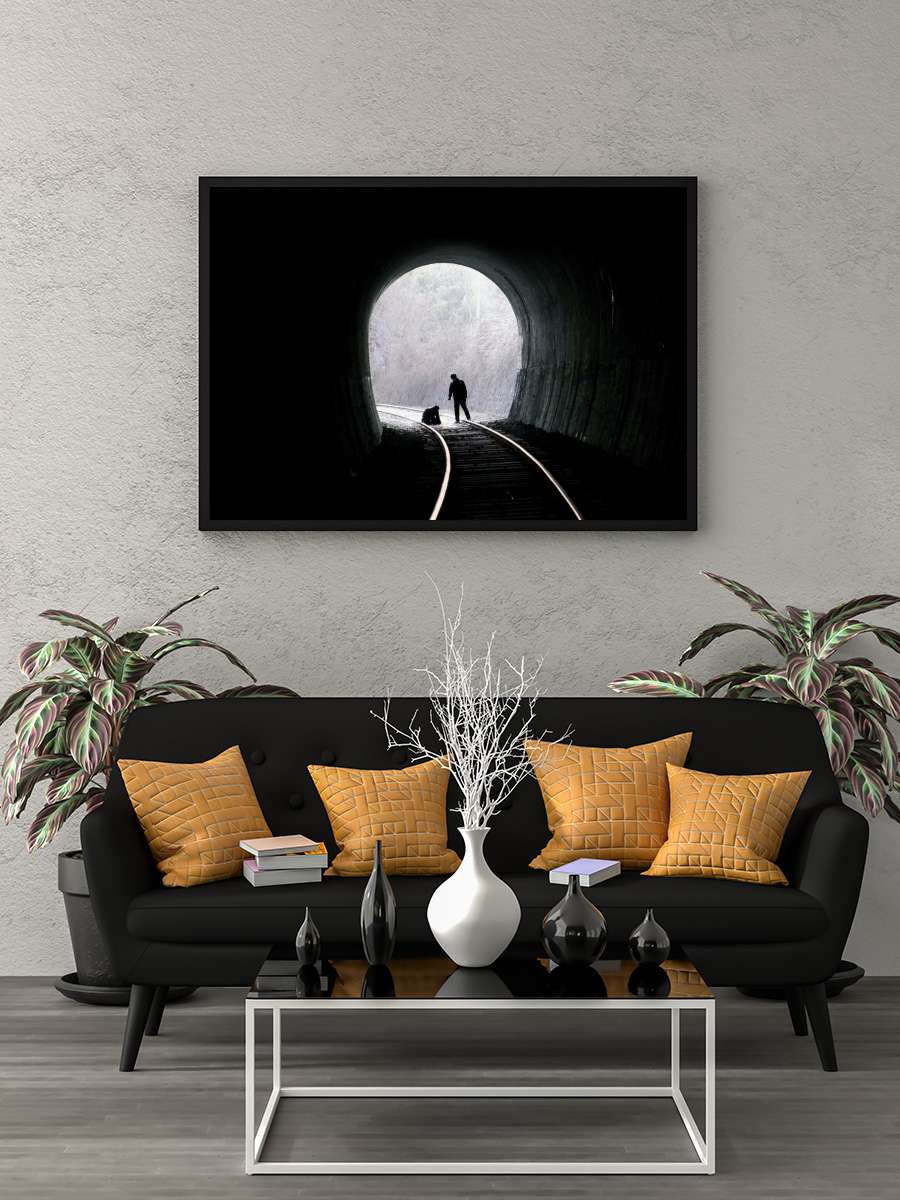 Cinayet Günlüğü - 살인의 추억 Film Tablo Siyah Çerçeveli Film Poster Afiş Tablo