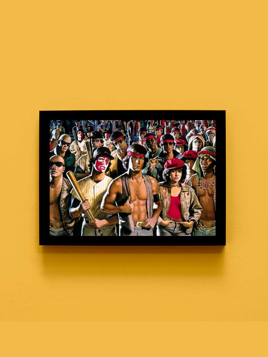 Savaşçılar - The Warriors Film Tablo Siyah Çerçeveli Film Poster Afiş Tablo - En İyi Fiyatlarla