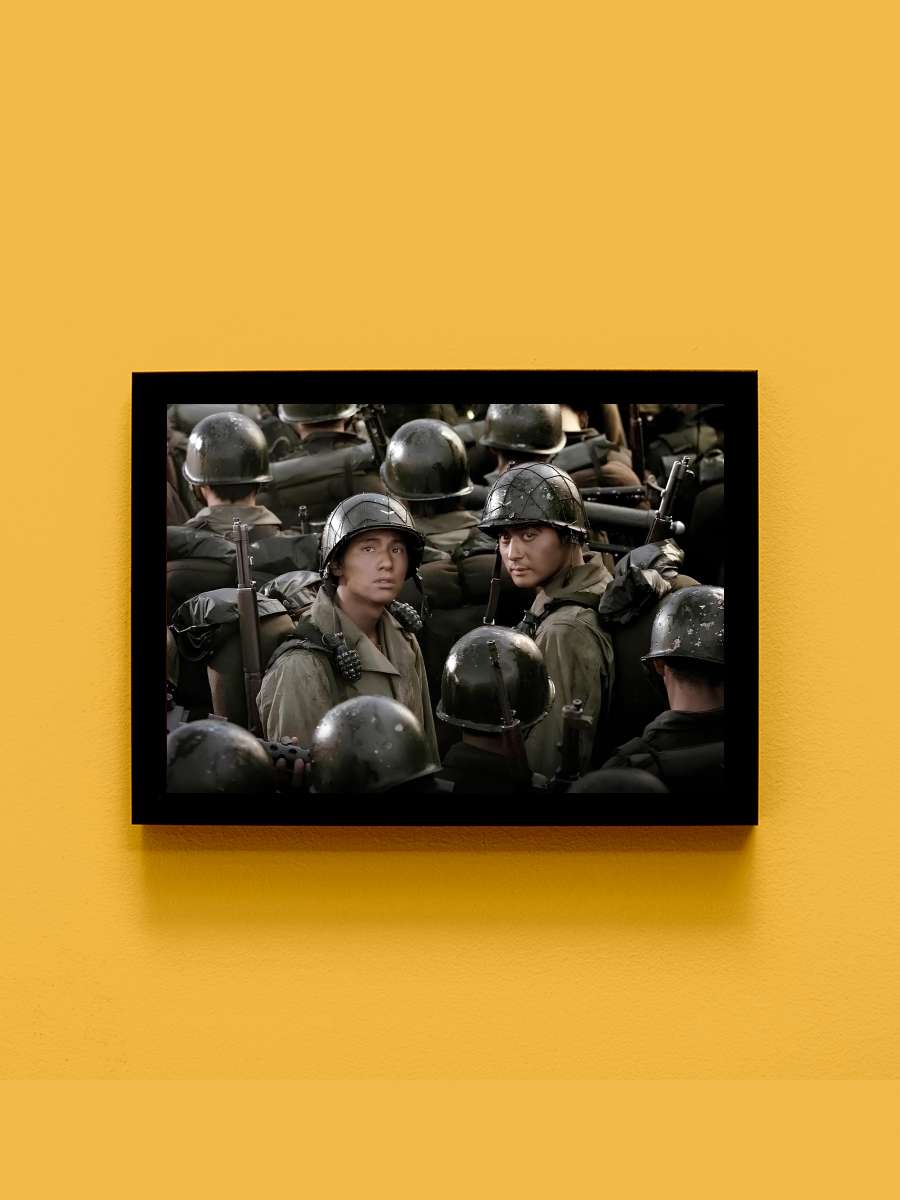 Kardeşler Savaşı - 태극기 휘날리며 Film Tablo Siyah Çerçeveli Film Poster Afiş Tablo - En İyi Fiyatlarla