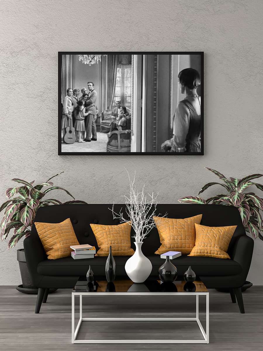 Neşeli Günler - The Sound of Music Film Tablo Siyah Çerçeveli Film Poster Afiş Tablo