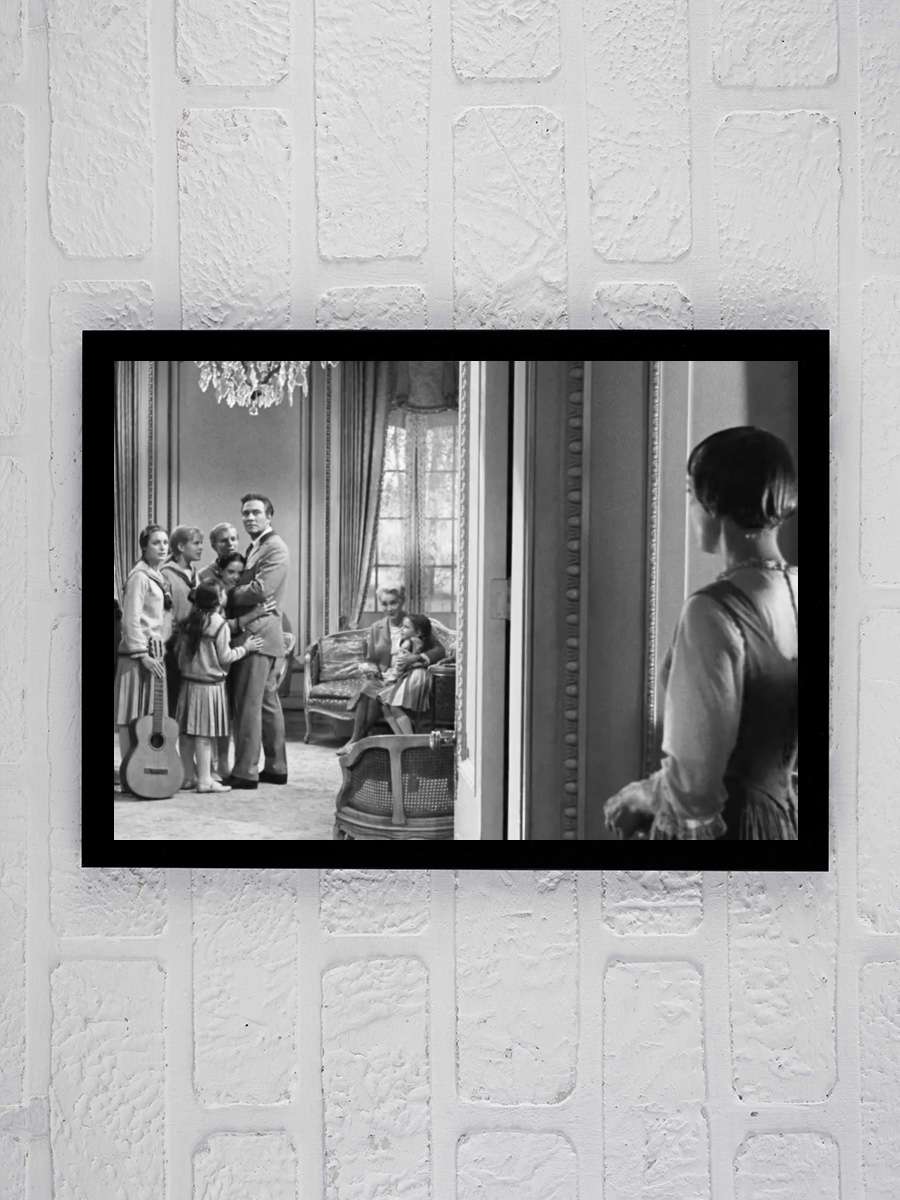 Neşeli Günler - The Sound of Music Film Tablo Siyah Çerçeveli Film Poster Afiş Tablo