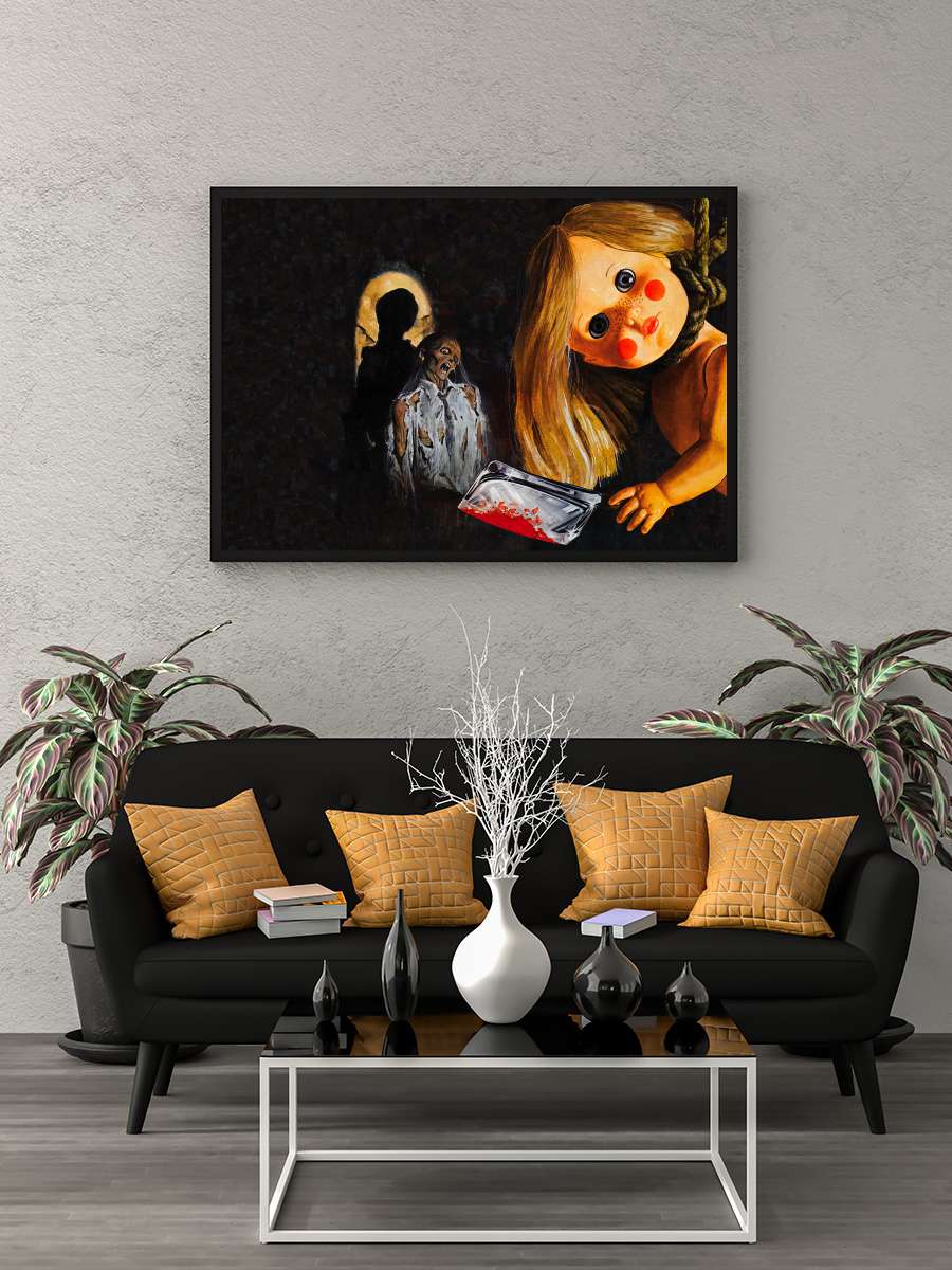 Derin Kırmızı - Profondo rosso Film Tablo Siyah Çerçeveli Film Poster Afiş Tablo