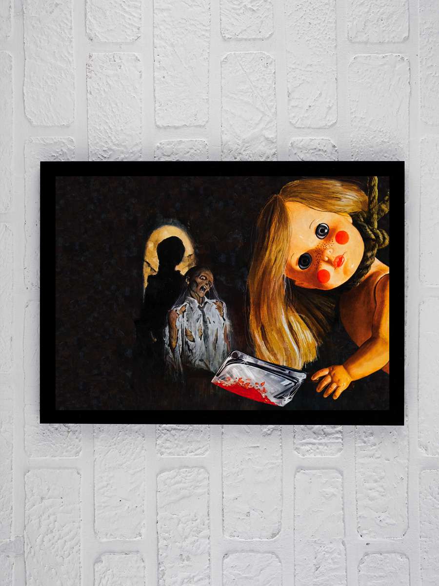 Derin Kırmızı - Profondo rosso Film Tablo Siyah Çerçeveli Film Poster Afiş Tablo