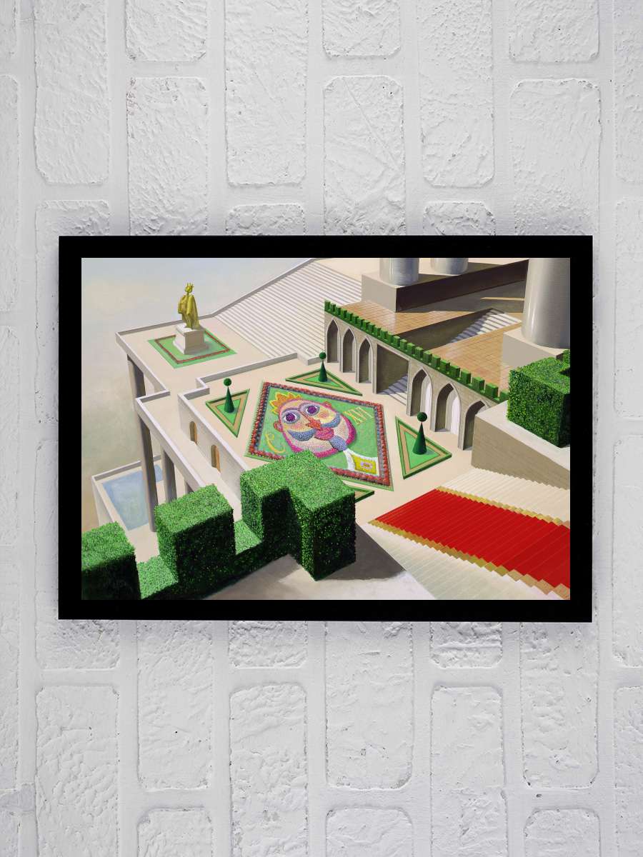 Le Roi et l'Oiseau Film Tablo Siyah Çerçeveli Film Poster Afiş Tablo