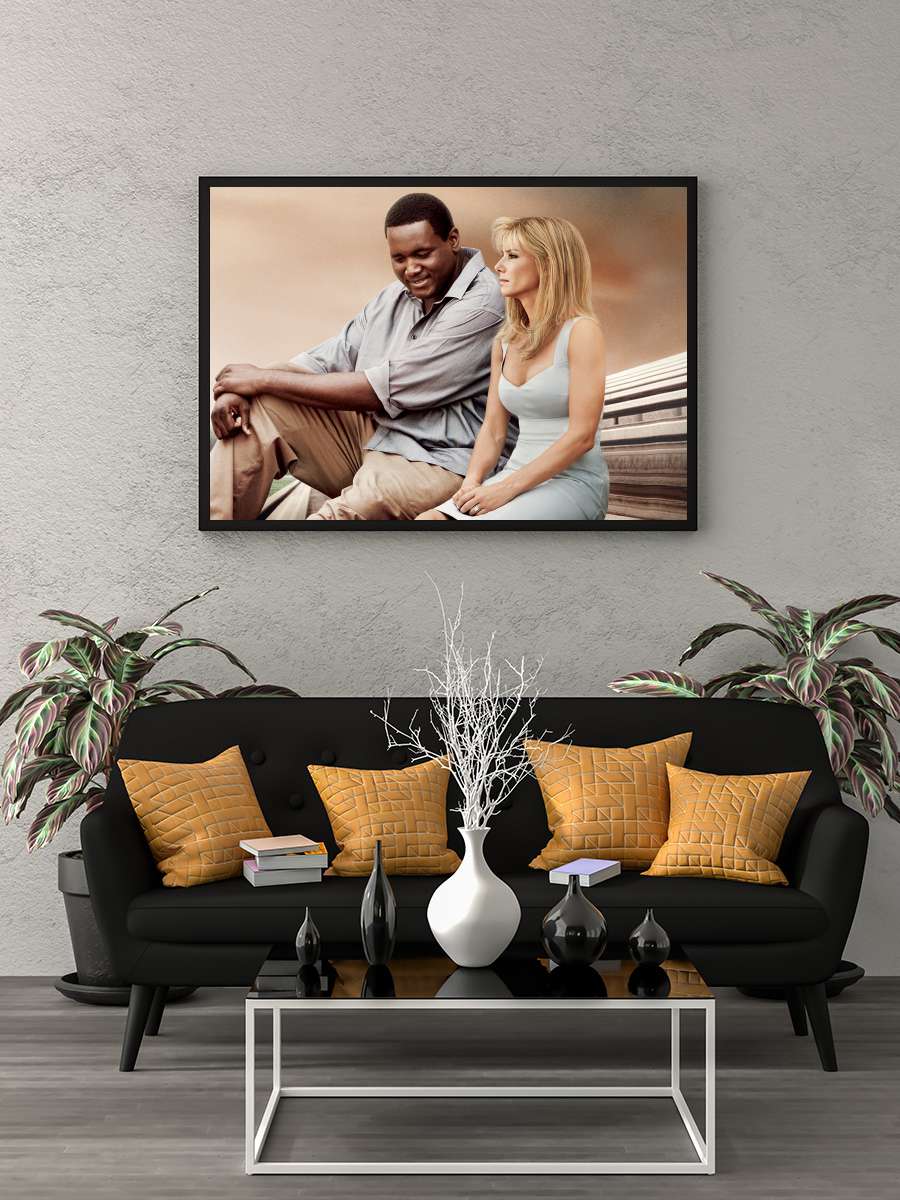 Kör Nokta - The Blind Side Film Tablo Siyah Çerçeveli Film Poster Afiş Tablo