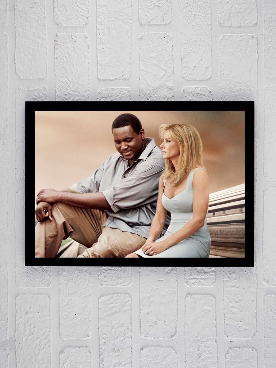 Kör Nokta - The Blind Side Film Tablo Siyah Çerçeveli Film Poster Afiş Tablo
