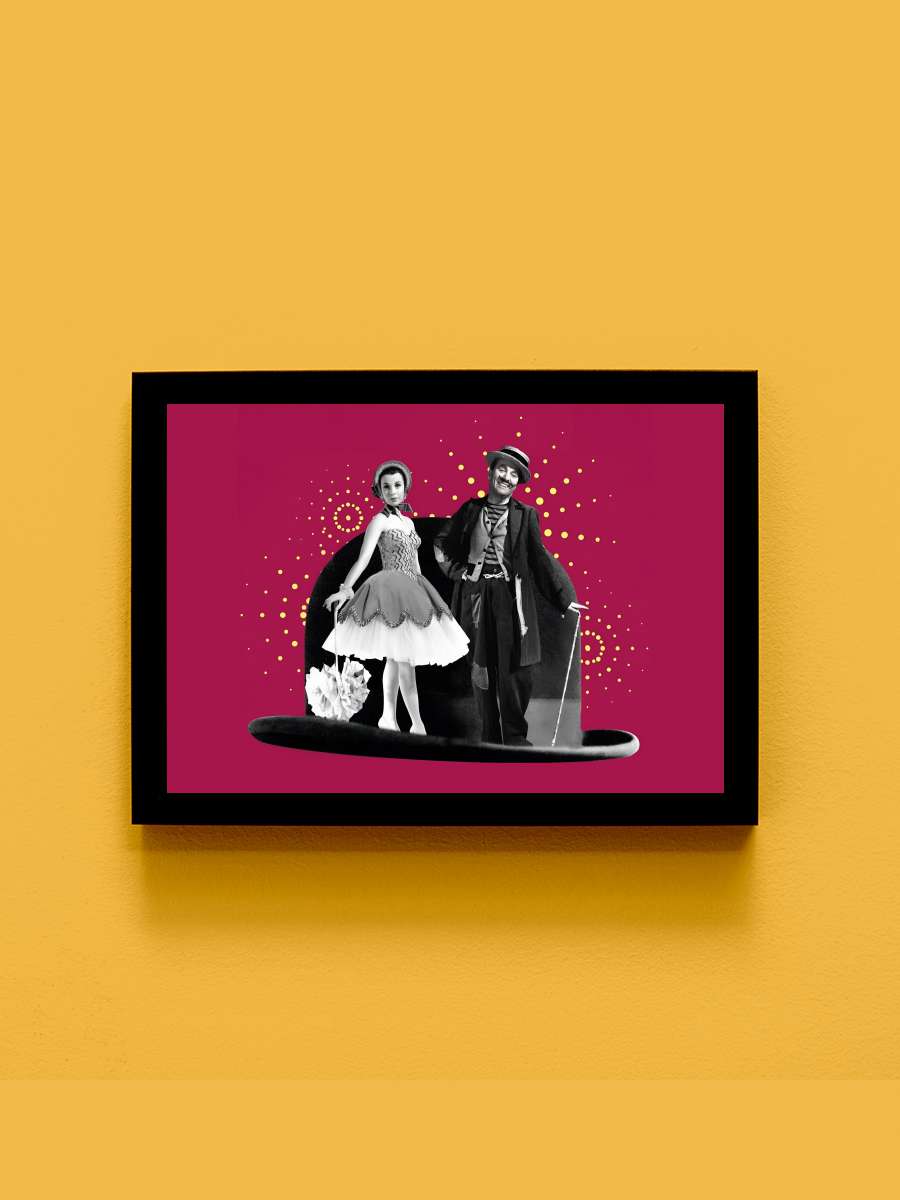 Sahne Işıkları - Limelight Film Tablo Siyah Çerçeveli Film Poster Afiş Tablo - En İyi Fiyatlarla