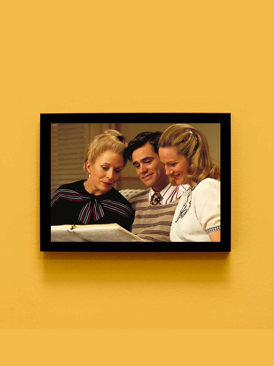 Truman Şov - The Truman Show Film Tablo Siyah Çerçeveli Film Poster Afiş Tablo