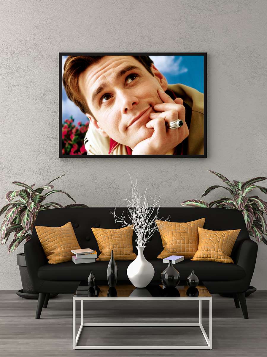 Truman Şov - The Truman Show Film Tablo Siyah Çerçeveli Film Poster Afiş Tablo