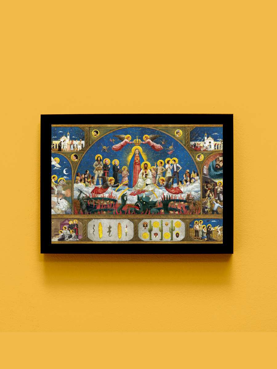 Bir Köpeğin Vasiyeti - O Auto da Compadecida Film Tablo Siyah Çerçeveli Film Poster Afiş Tablo