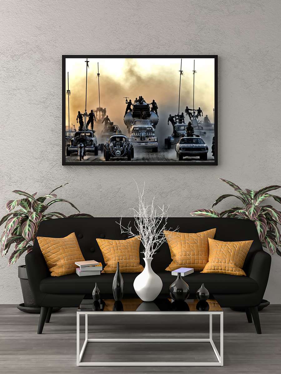 Mad Max: Fury Road Film Tablo Siyah Çerçeveli Film Poster Afiş Tablo