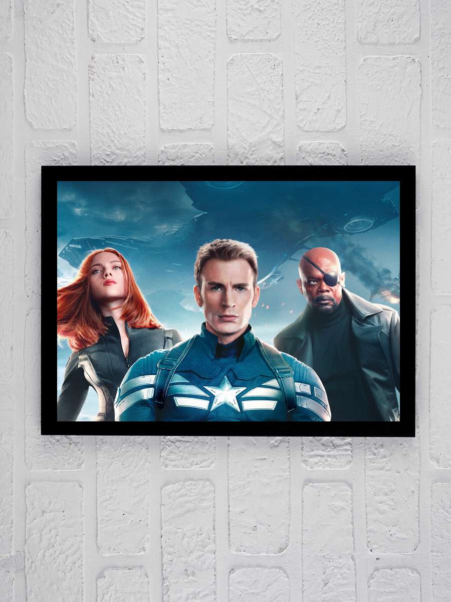 Kaptan Amerika: Kış Askeri - Captain America: The Winter Soldier Film Tablo Siyah Çerçeveli Film Poster Afiş Tablo