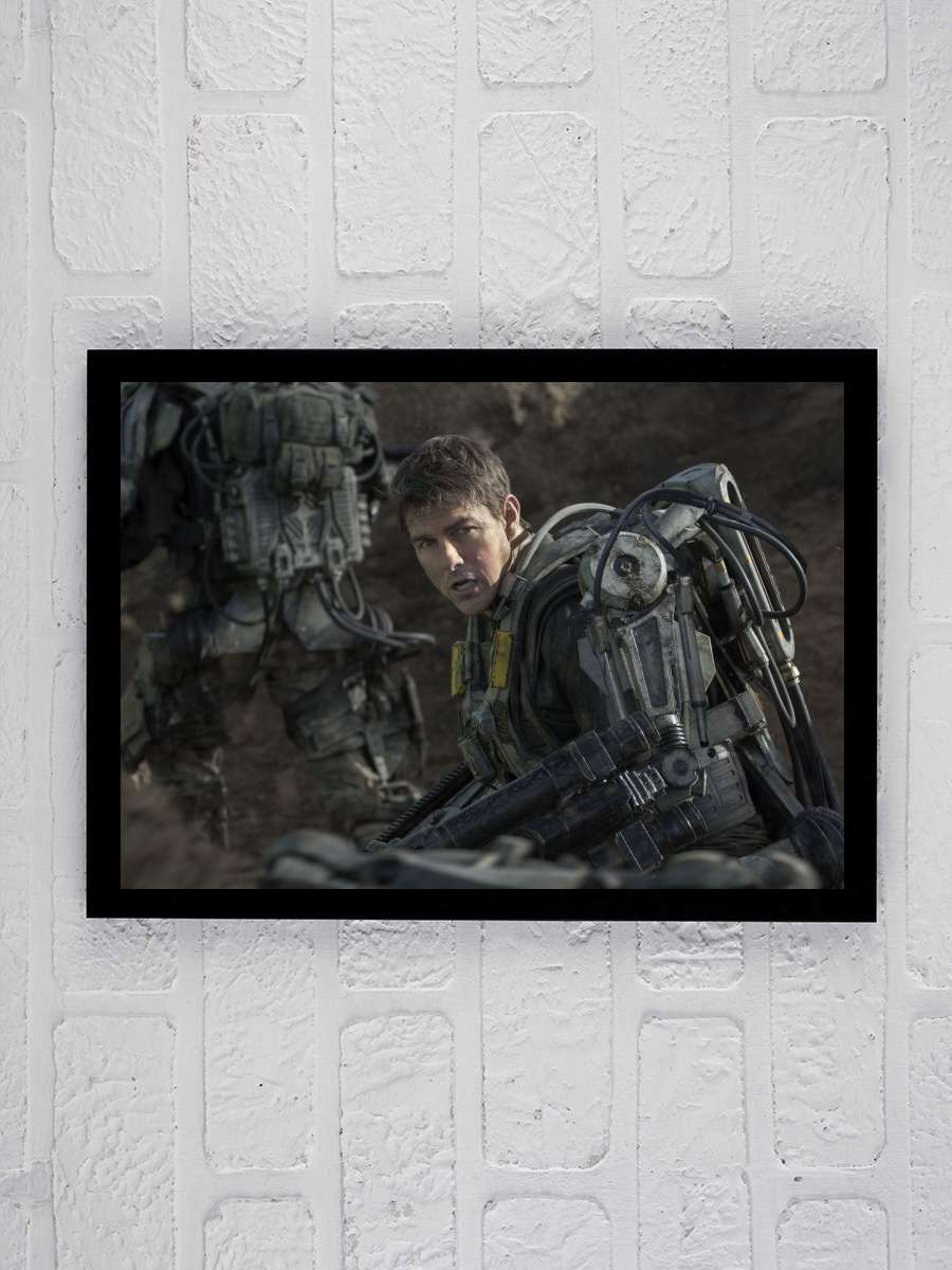 Yarının Sınırında - Edge of Tomorrow Film Tablo Siyah Çerçeveli Film Poster Afiş Tablo