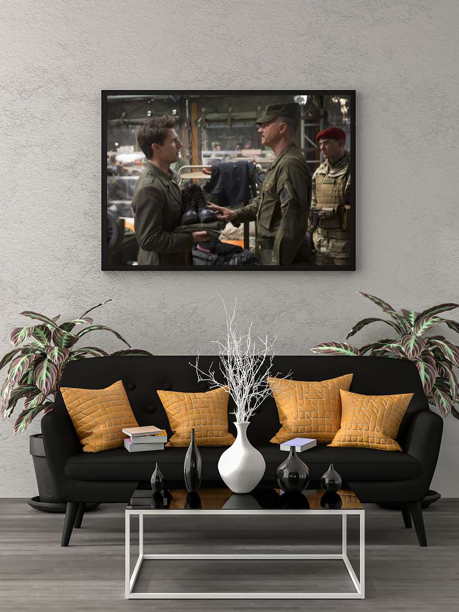 Yarının Sınırında - Edge of Tomorrow Film Tablo Siyah Çerçeveli Film Poster Afiş Tablo